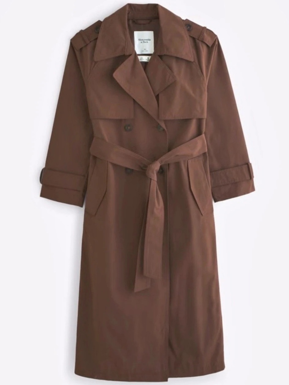 Abercrombie & Fitch Carrie Long Trench Coat NWT